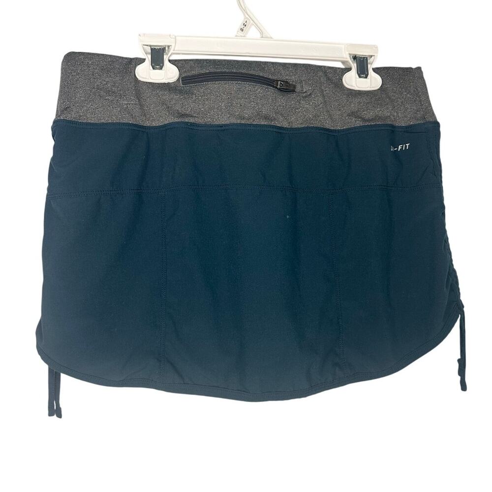 Nike Dri-Fit Athletic Skort Women's Size Medium Tennis Leopard Active Blue Skirt - Picture 2 of 6